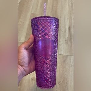 Starbucks Purple Tumbler with Straw